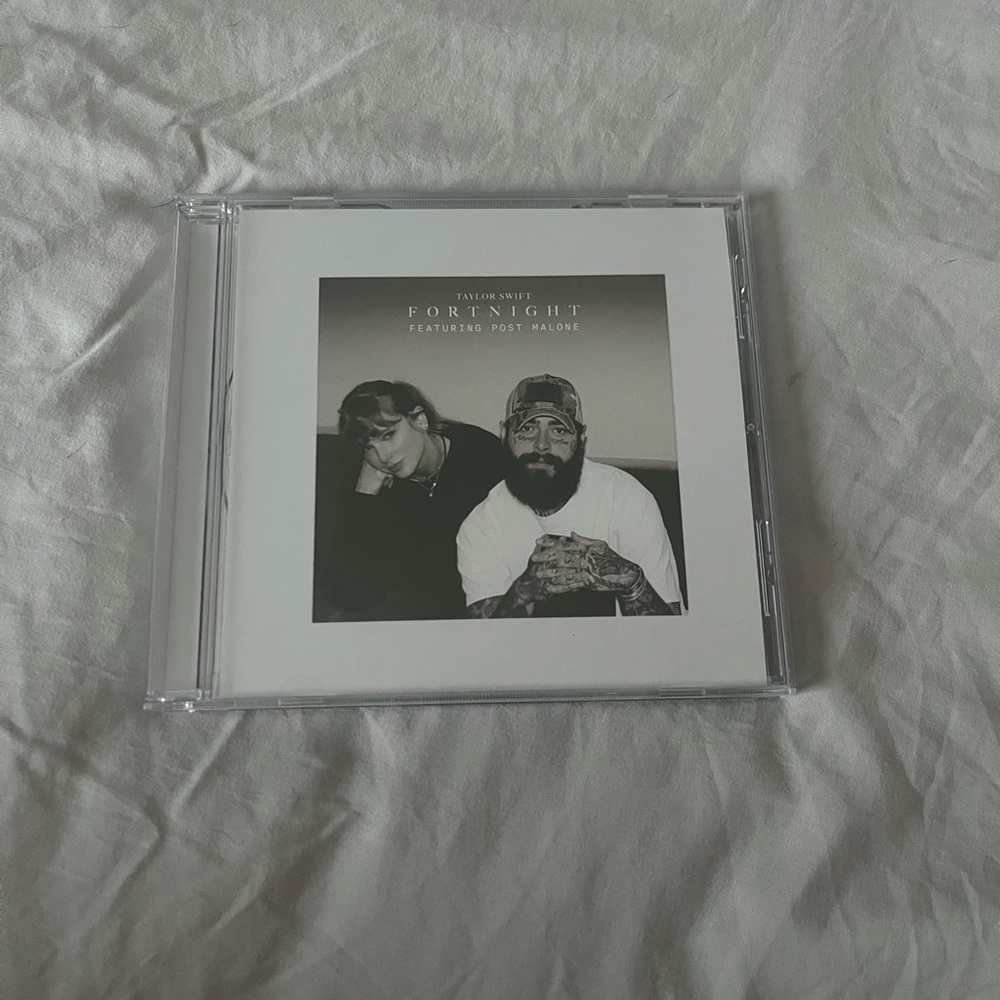 CD Album with Black and White Cover